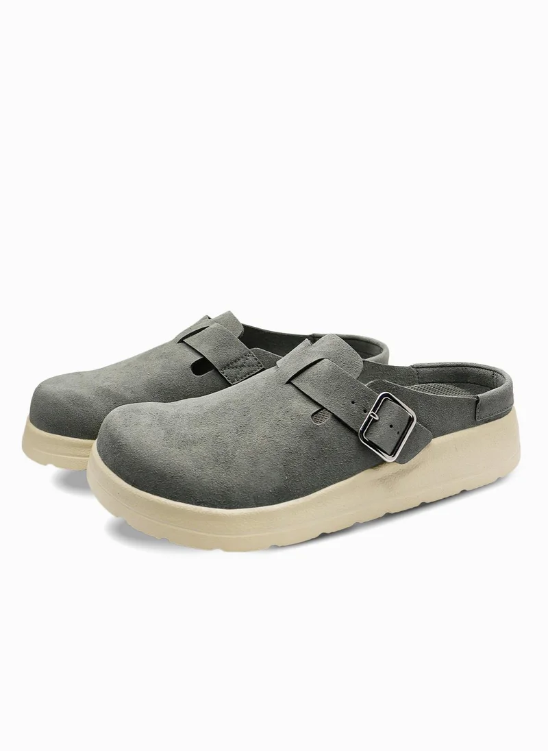 DUOZOULU  Liber Synthetic Suede Clog  | Best Price UAE